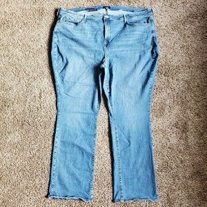 NYDJ Barbara Bootcut Jeans Womens Size 26W Blue Denim Stretch Lift Tuck Tech